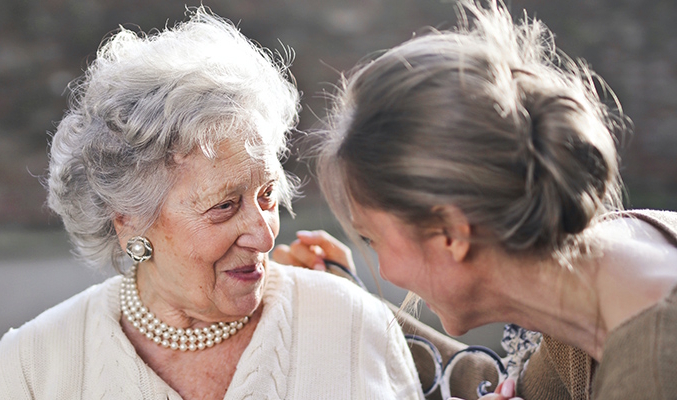 Grandmother and Daughter